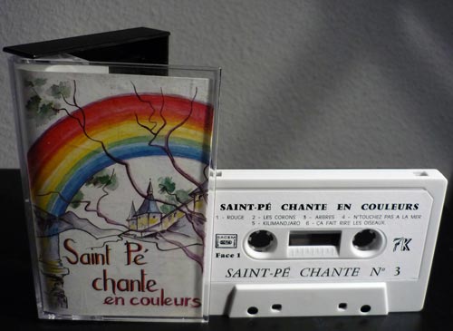 Vue général de la troisième cassette de Saint Pé Chante
