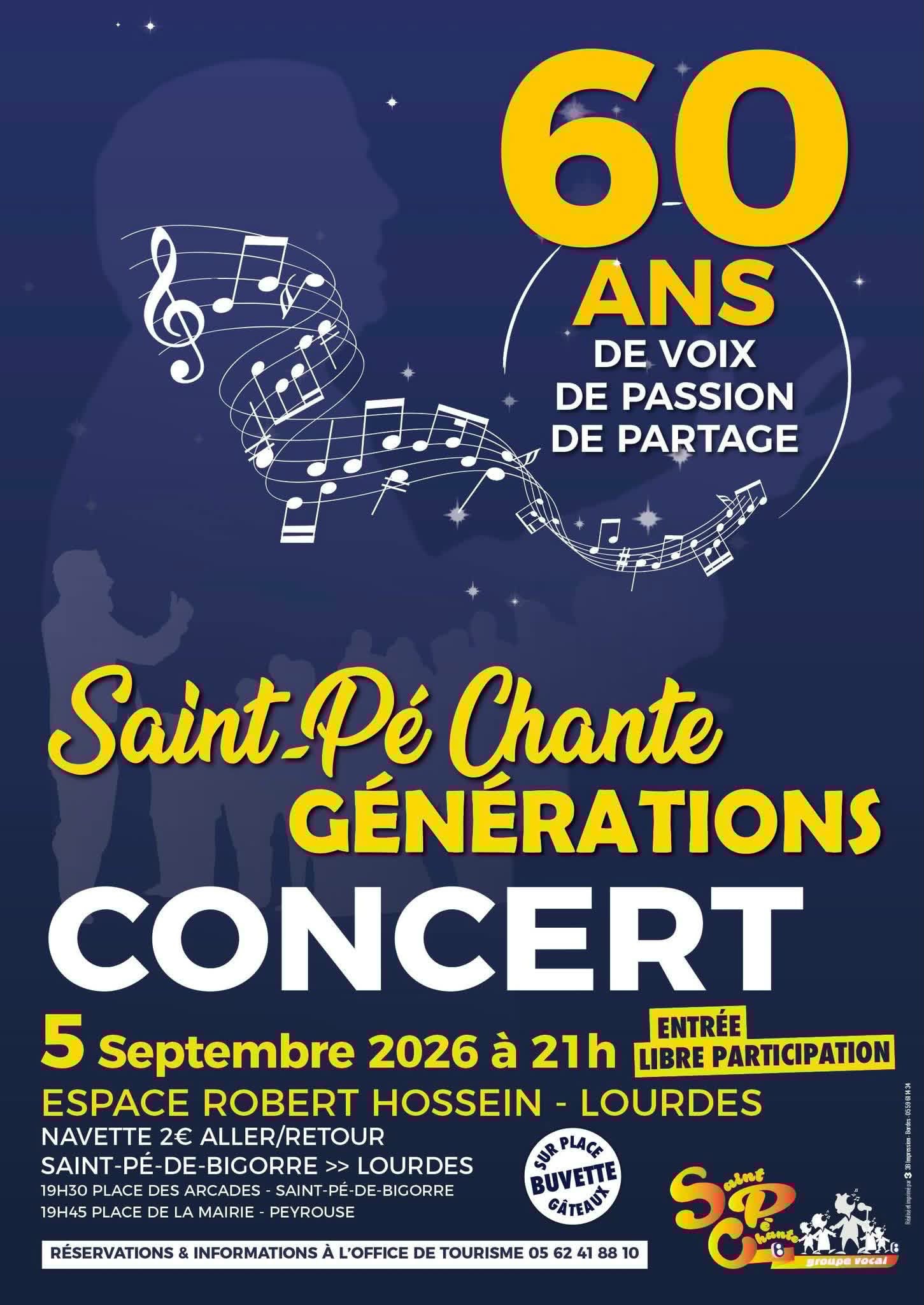 Concert des 60 ans - 5 septembre 2026