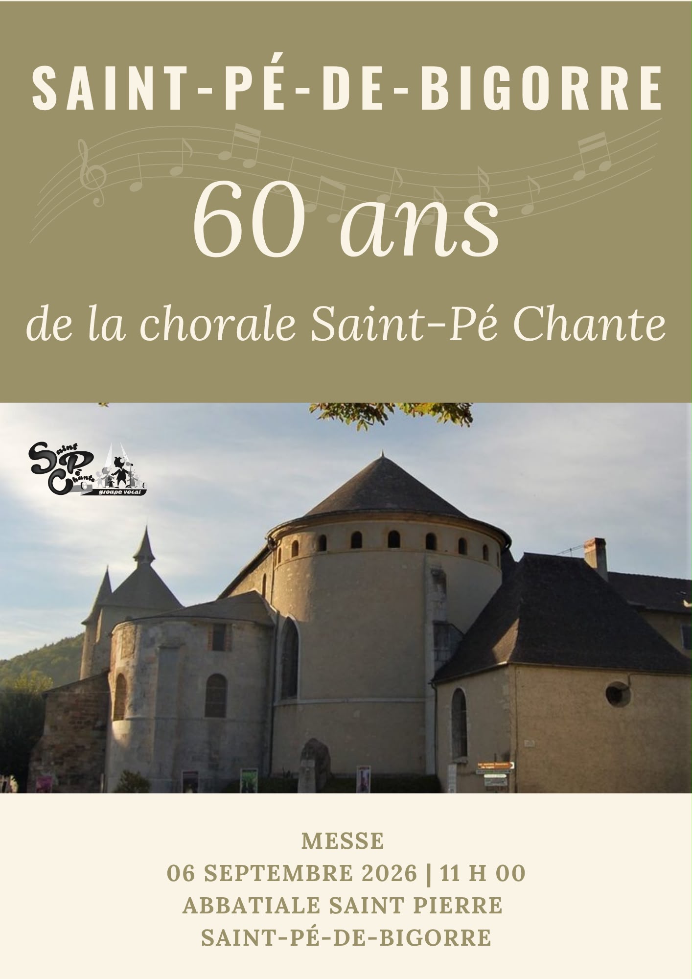 Messe des 60 ans - 6 septembre 2026